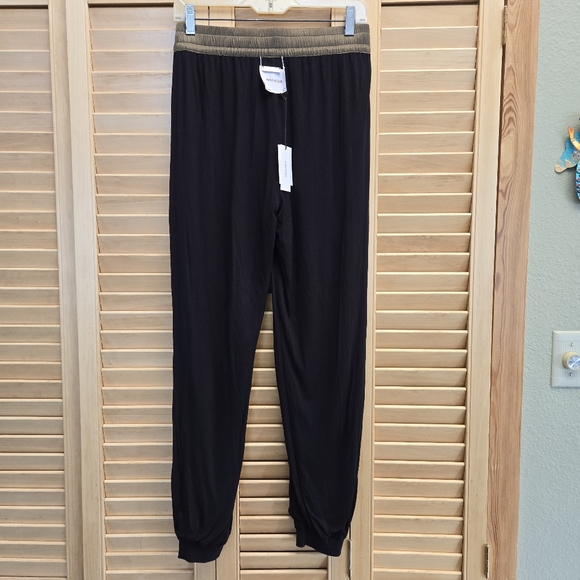InReverse Silk Joggers Reversible Olive Dip Dye Black Ombre XS - Picture 7 of 7
